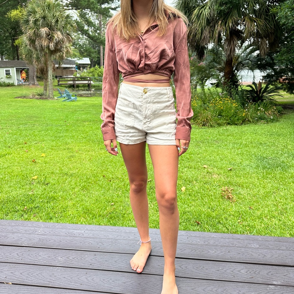 Princess Polly Rust Blouse
